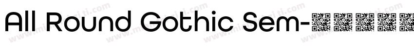 All Round Gothic Sem字体转换
